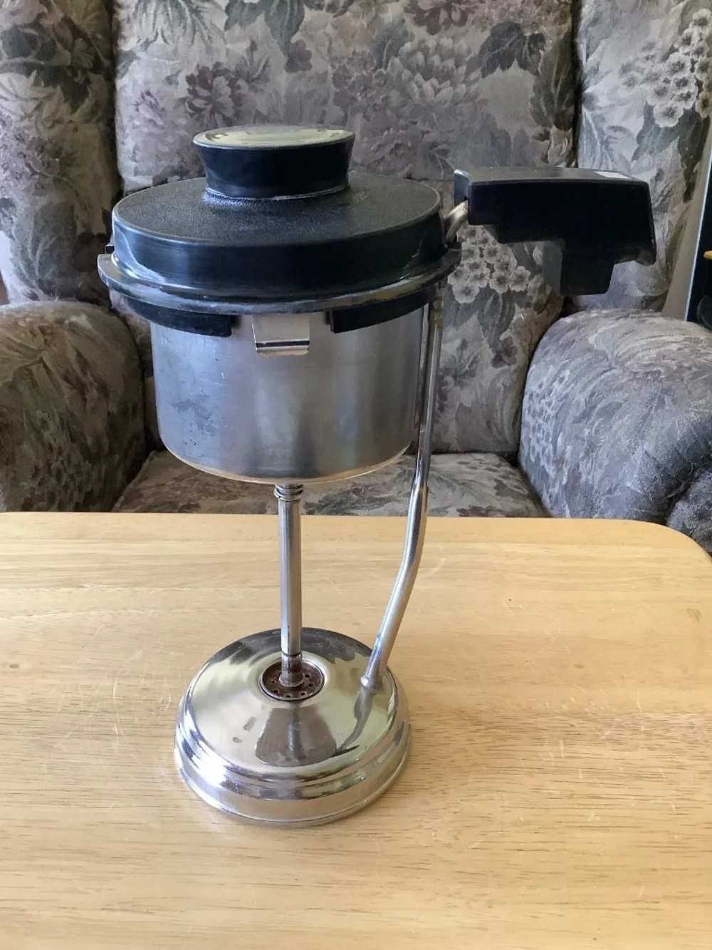 Corning Ware Blue Cornflower 10-Cup COFFEE POT Percolator E-1210 NO CORD